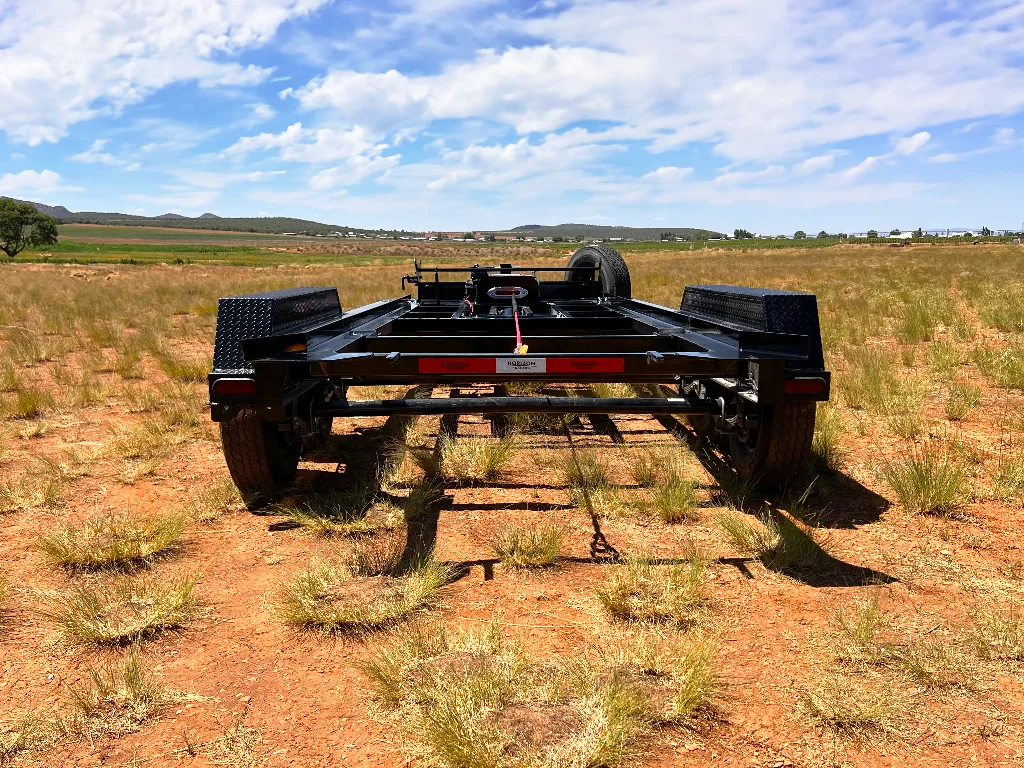 Rear view of the RDZ Roll off Trailer by Horizon Trailers